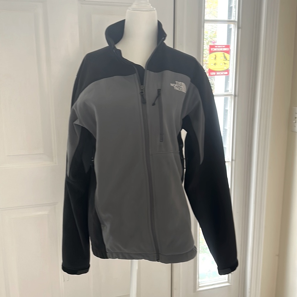 Men’s small black and gray The North Face fall jacket